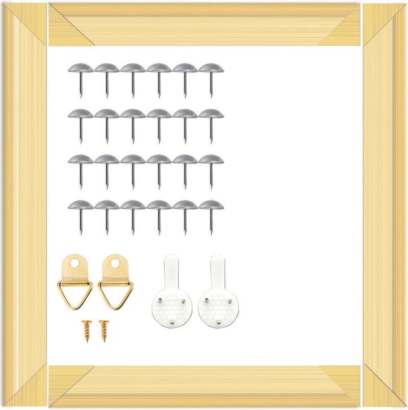 ECOIOU DIY Canvas Mini Stretcher Bars 8x8 Inch Canvas Frame, Sturdy Stretcher Frames for Oil Paintings, Prints, Paint by Numbers & Posters(Need Extra Size to wrap Around The Frame) - Image 1